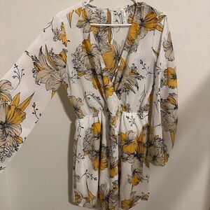 FLORAL ROMPER